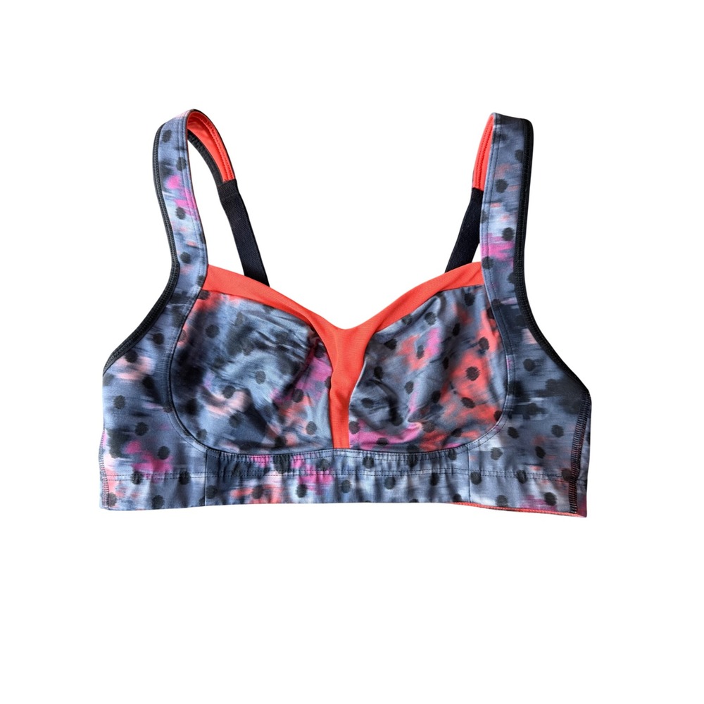 Lululemon Ta Ta Tamer III Sports Bra Polka Dot Abstract Size 36C
